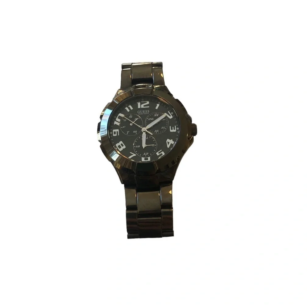 GUESS Waterpro U11511G1 Black Tone Quartz Analog Men's Divers 100 Meter Watch